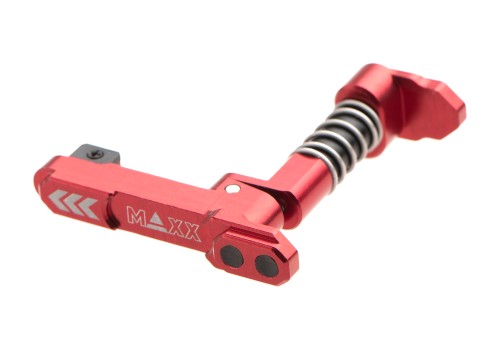 Zwalniacz Magazynka Maxx Model Advanced Style B Czerwony