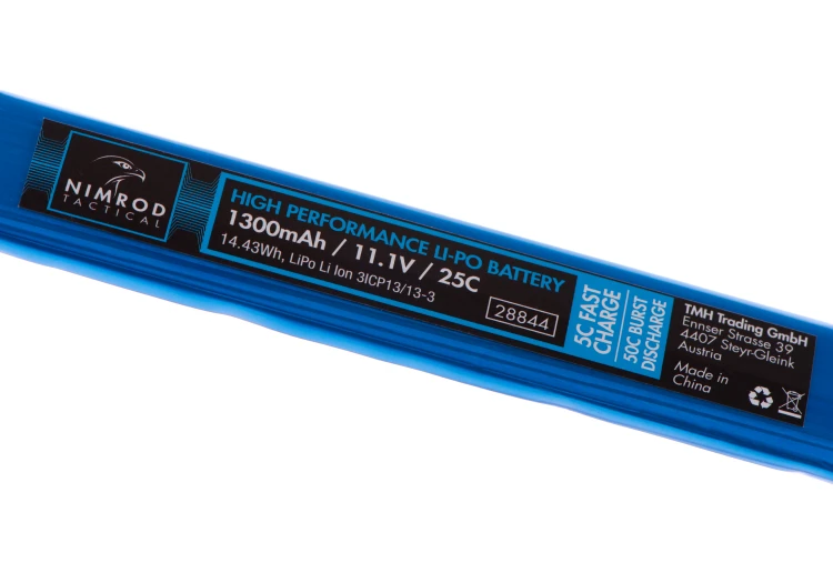 Bateria Nimrod LiPo 11.1v 1300mAh Triple Split