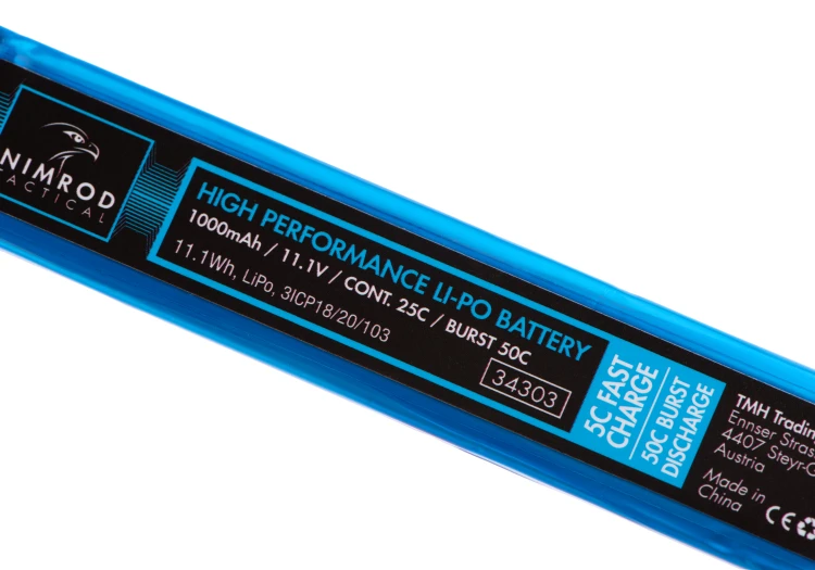 Bateria Nimrod LiPo 11.1v 1000mAh Triple Split