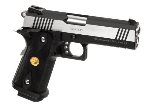 Replika WE Hi-Capa 4.3 Ops Full Metal GBB Silver