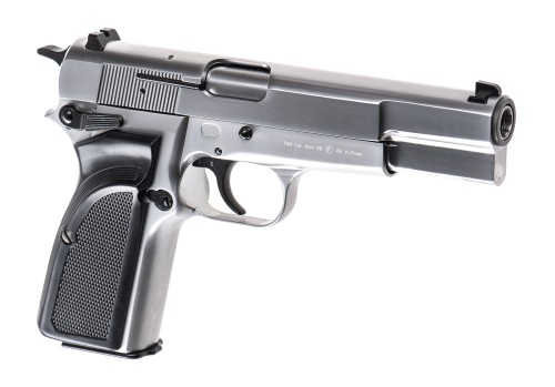 Replika WE Hi-Power Mk3 Full Metal GBB Silver