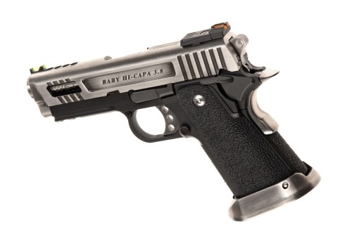 Replika WE Hi-Capa 3.8 Force Full Metal GBB Silver