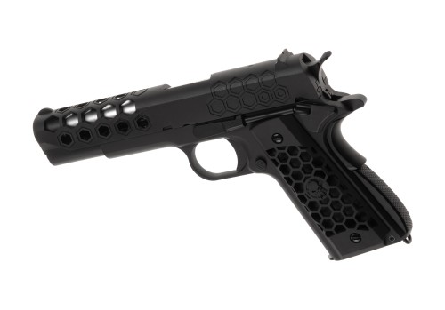 Replika WE M1911 Hex Cut Full Metal GBB Black