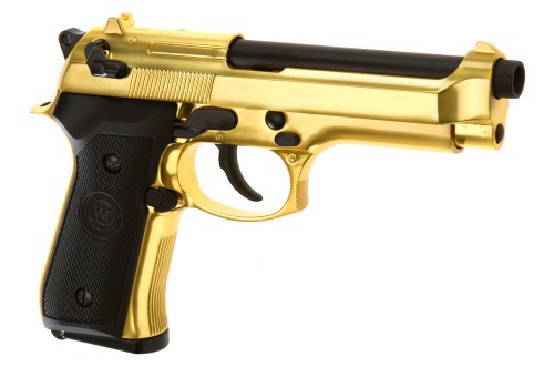 Replika WE M9 Full Metal GBB Gold