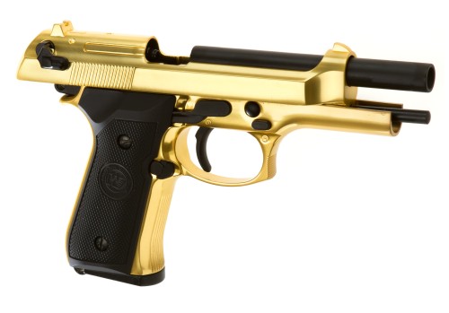 Replika WE M9 Full Metal GBB Gold