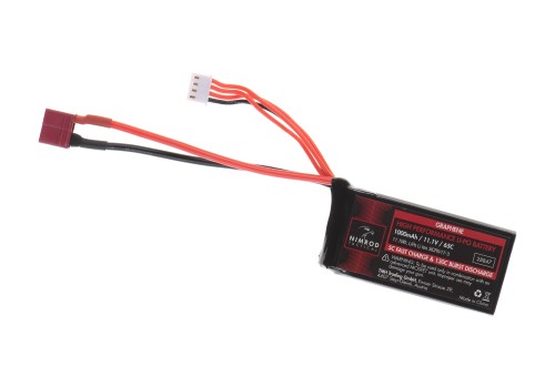 Bateria Nimrod LiPo 11.1v 1000mAh 65C Graphene T-Deans