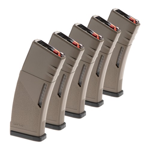 Zestaw 5 Magazynków Krytac M4 Midcap 150 Kulek Tan