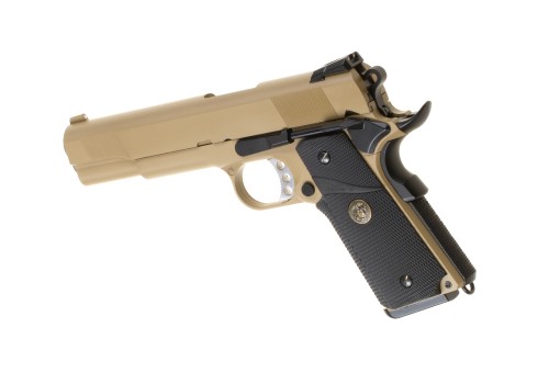 Replika WE M1911 MEU Full Metal GBB Tan