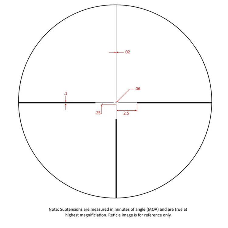 Luneta Sightmark Latitude 6.25-25x56 F-Class
