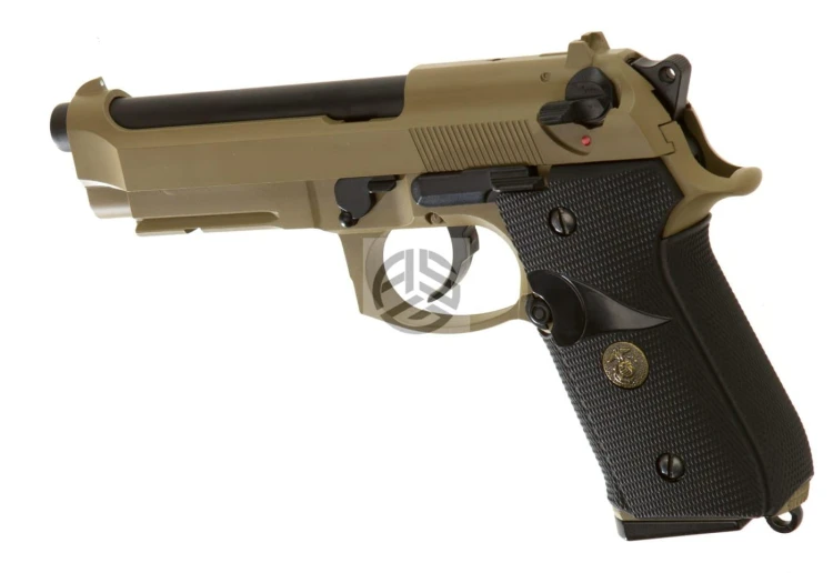 REPLIKA WE M9 A1 FULL METAL GBB TAN