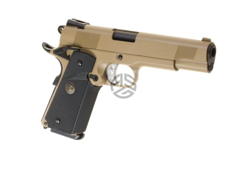 REPLIKA WE M1911 MEU FULL METAL GBB TAN