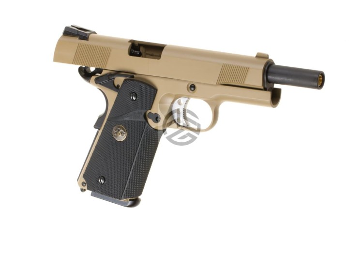 REPLIKA WE M1911 MEU FULL METAL GBB TAN