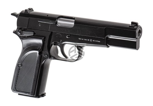 REPLIKA WE HI-POWER MK3 FULL METAL GBB BLACK
