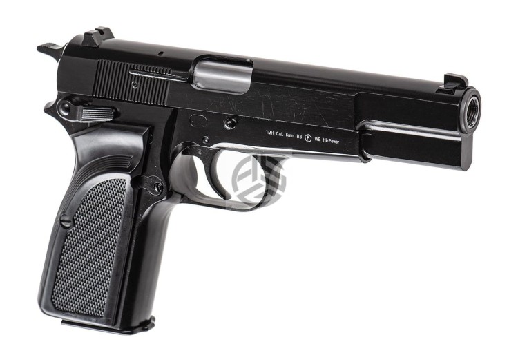 REPLIKA WE HI-POWER MK3 FULL METAL GBB BLACK