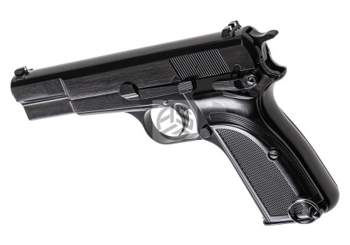 REPLIKA WE HI-POWER MK3 FULL METAL GBB BLACK