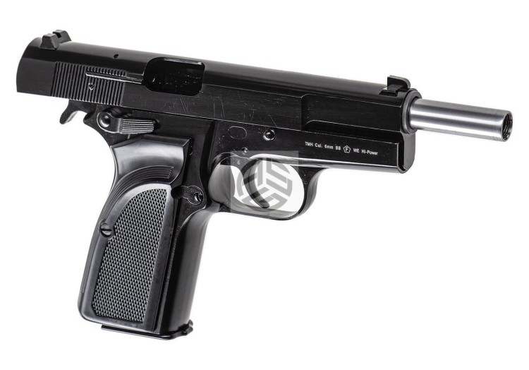 REPLIKA WE HI-POWER MK3 FULL METAL GBB BLACK