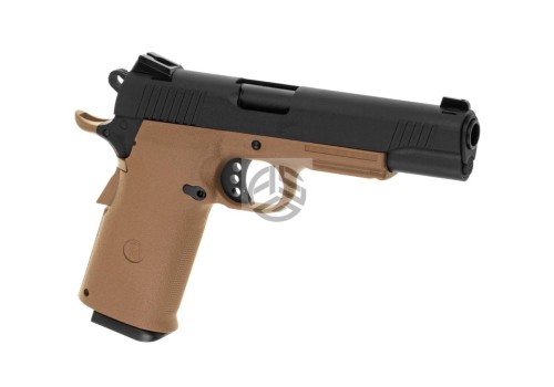 REPLIKA KJ WORKS KP-11 FULL METAL GBB TAN