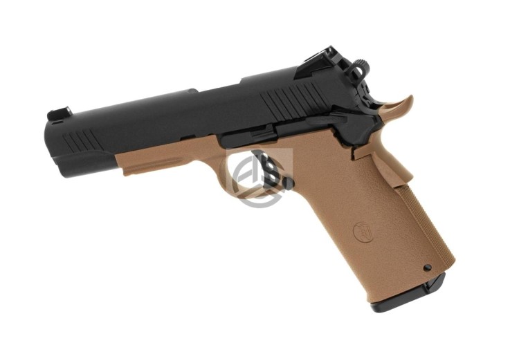 REPLIKA KJ WORKS KP-11 FULL METAL GBB TAN