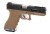 REPLIKA WE G-FORCE 17 BK SILVER BARREL METAL VERSION GBB TAN