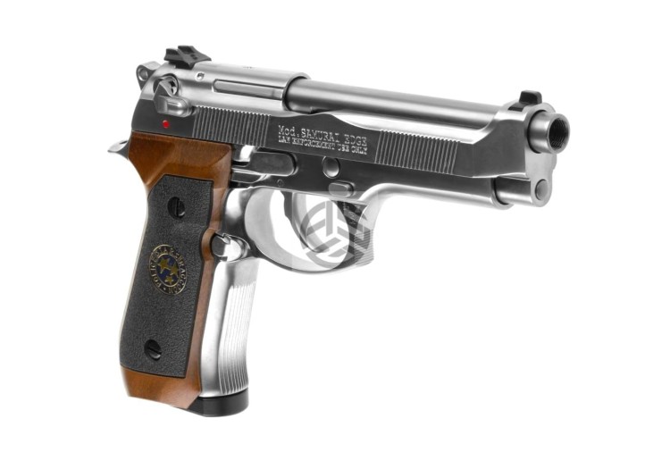 REPLIKA WE M92 SAMURAI EDGE BIOHAZARD FULL METAL CO2 SILVER