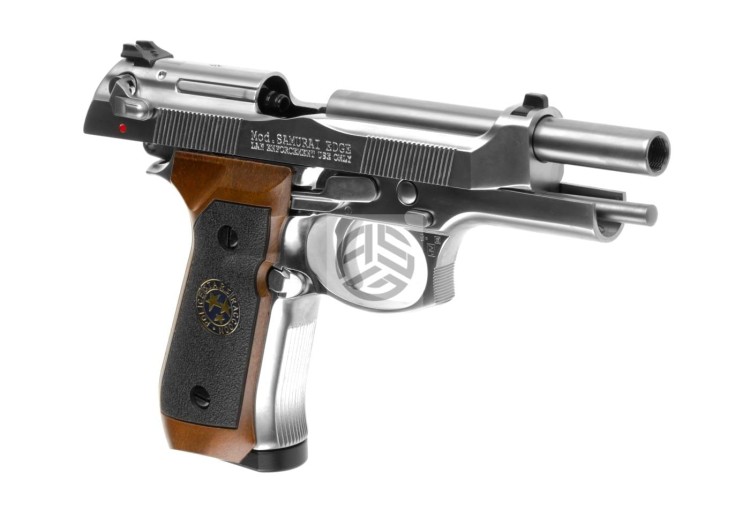 REPLIKA WE M92 SAMURAI EDGE BIOHAZARD FULL METAL CO2 SILVER