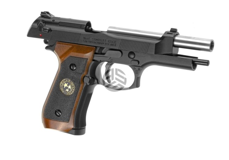 REPLIKA WE M92 SAMURAI EDGE BIOHAZARD FULL METAL CO2 BLACK