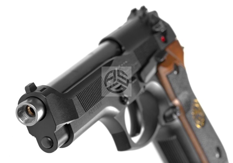 REPLIKA WE M92 SAMURAI EDGE BIOHAZARD FULL METAL CO2 BLACK