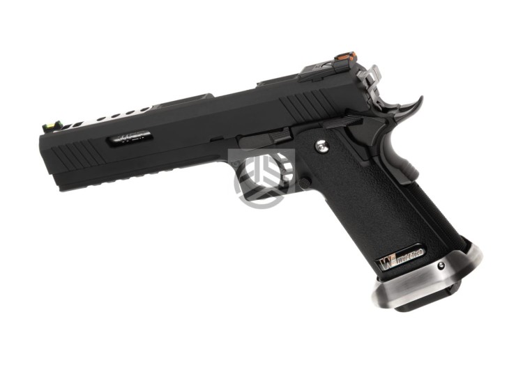 REPLIKA WE HI-CAPA 6 FORCE A SILVER BARREL FULL METAL GBB BLACK