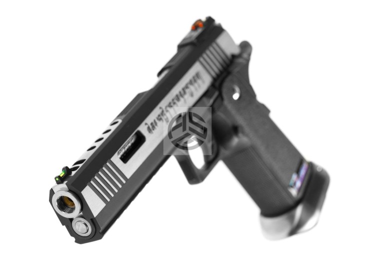 REPLIKA WE HI-CAPA 6 FORCE A SILVER BARREL FULL METAL GBB DUAL TONE