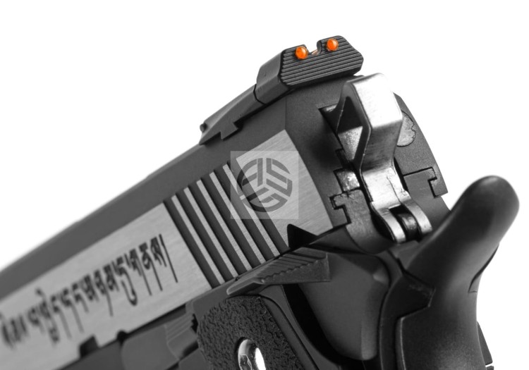 REPLIKA WE HI-CAPA 6 FORCE A SILVER BARREL FULL METAL GBB DUAL TONE