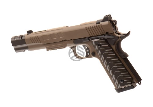 Replika KJ Works KP-16 Full Metal GBB Tan