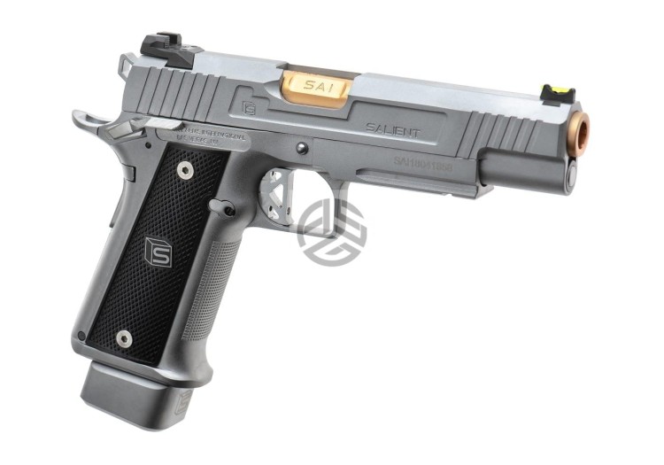 REPLIKA SALIENT ARMS DS 2011 5.1 SERIES FULL METAL GBB SILVER