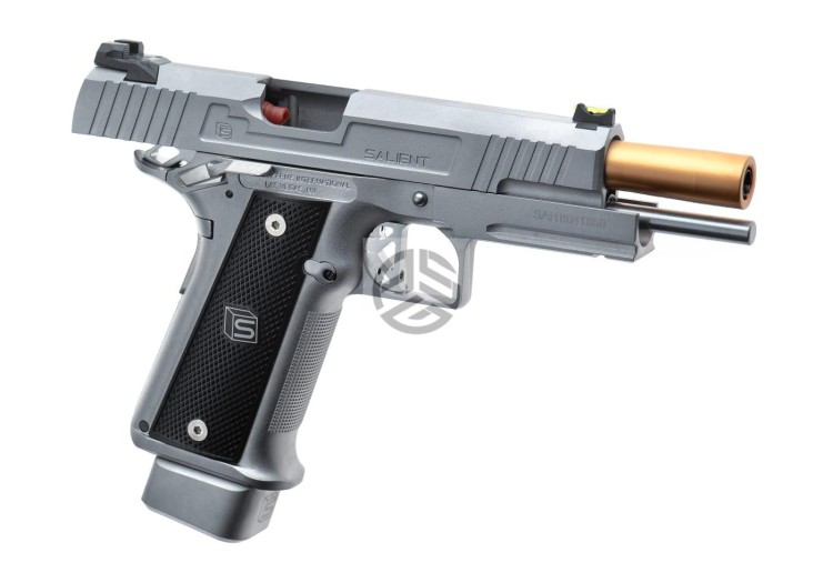 REPLIKA SALIENT ARMS DS 2011 5.1 SERIES FULL METAL GBB SILVER