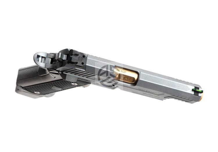 REPLIKA SALIENT ARMS DS 2011 5.1 SERIES FULL METAL GBB SILVER