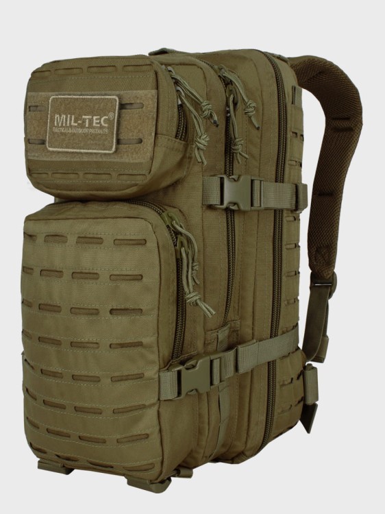 PLECAK TAKTYCZNY SZTURMOWY MIL-TEC US ASSAULT LASCER CUT 20L COYOTE