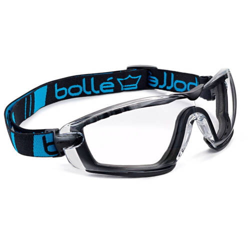 Bolle Safety Okulary Ochronne Z Gumką Cobra Clear