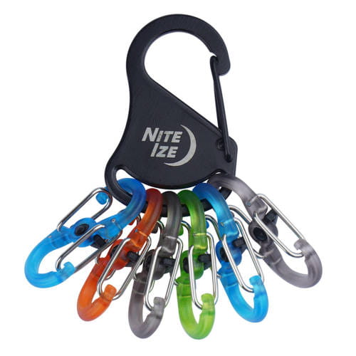 Brelok Nite Ize Plastic S-Biner Keyrack Locker Czarny