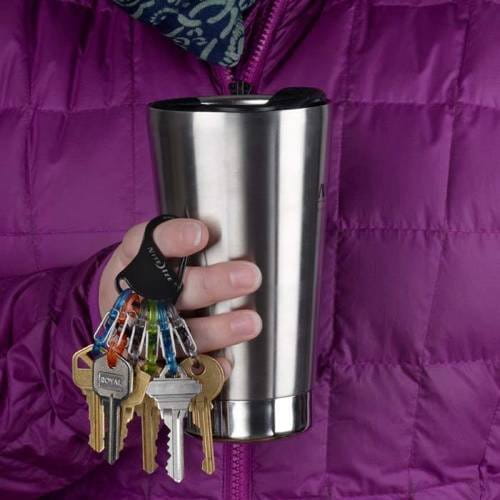 Brelok Nite Ize Plastic S-Biner Keyrack Locker Czarny