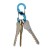 Brelok Nite Ize Plastic S-Biner Keyrack Locker Czarny