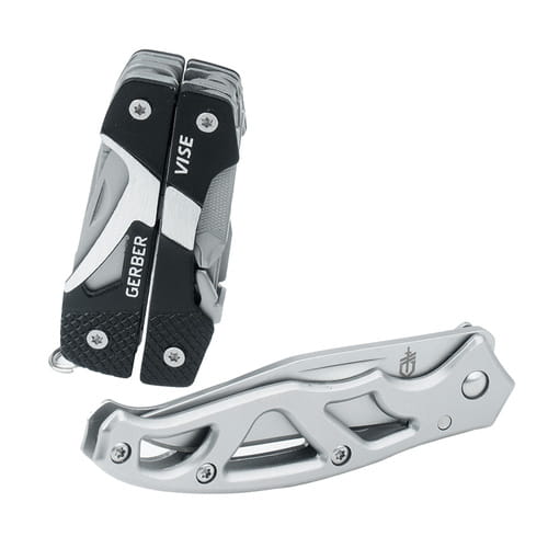 Gerber Zestaw Multitool Vise + Nóż Składany Mini Paraframe