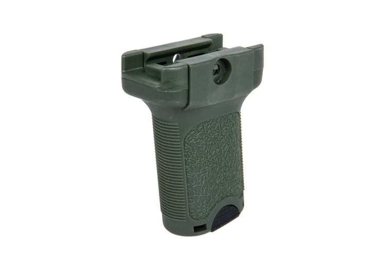 JJ AIRSOFT PIONOWY CHWYT PRZEDNI NA SZYNĘ RIS / KEYMOD / M-LOK OLIWKOWY