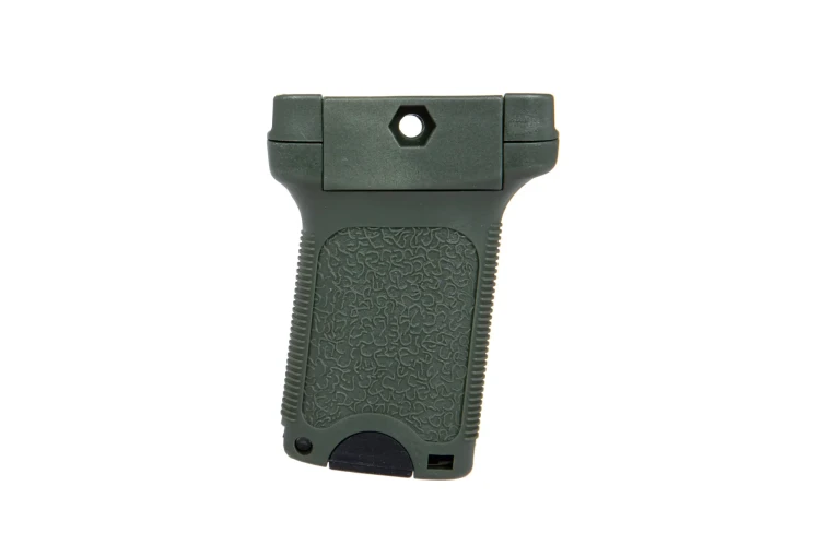 JJ AIRSOFT PIONOWY CHWYT PRZEDNI NA SZYNĘ RIS / KEYMOD / M-LOK OLIWKOWY