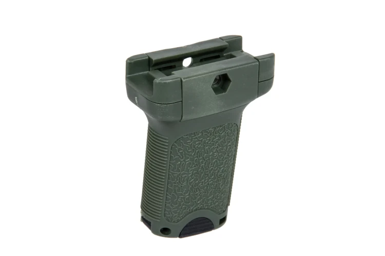 JJ AIRSOFT PIONOWY CHWYT PRZEDNI NA SZYNĘ RIS / KEYMOD / M-LOK OLIWKOWY