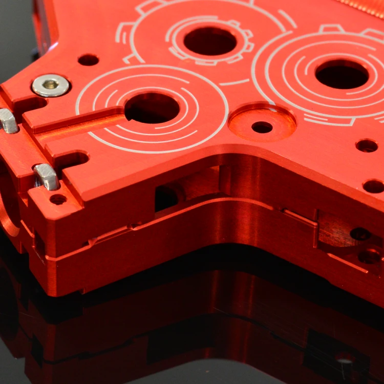 Mancraft CNC Gearbox V2 8mm Czerwony