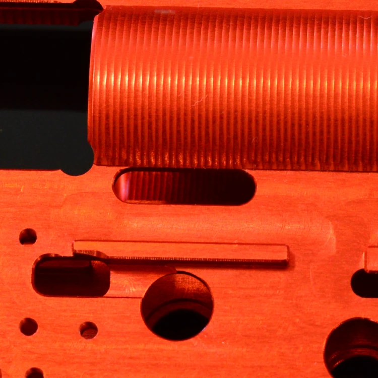 Mancraft CNC Gearbox V2 8mm Czerwony