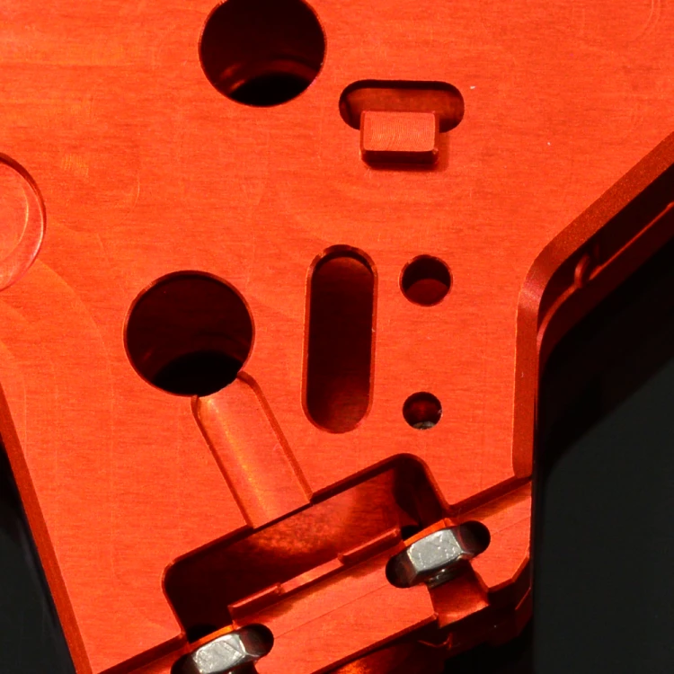 Mancraft CNC Gearbox V2 8mm Czerwony