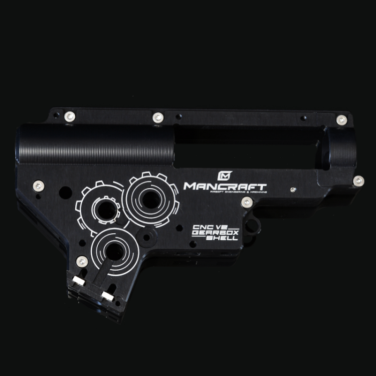 MANCRAFT CNC GEARBOX V2 8mm CZARNY