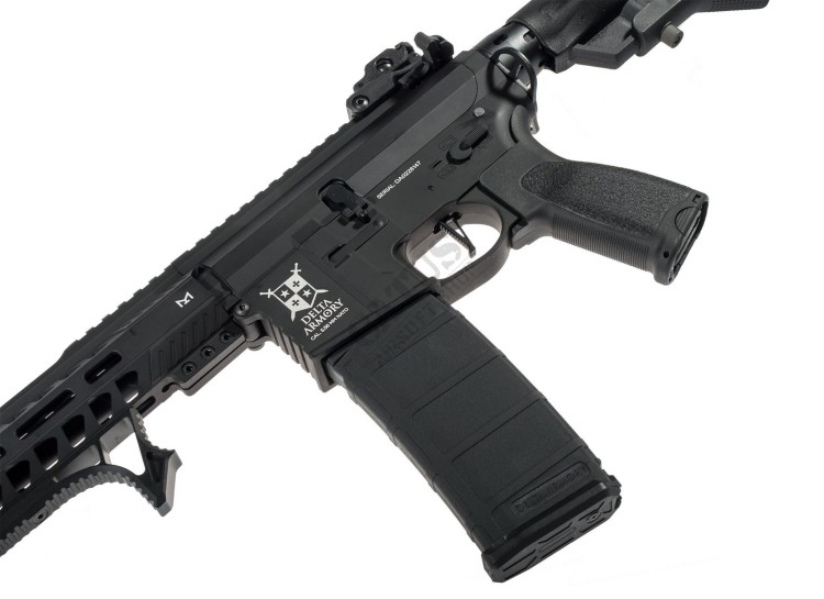 REPLIKA DELTA ARMORY M4 AR15 MLOK ALPHA ETU FULL METAL BLACK