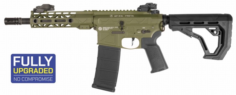 REPLIKA DELTA ARMORY FREYA R15 GEN.2 M-LOK 7" OLIVE