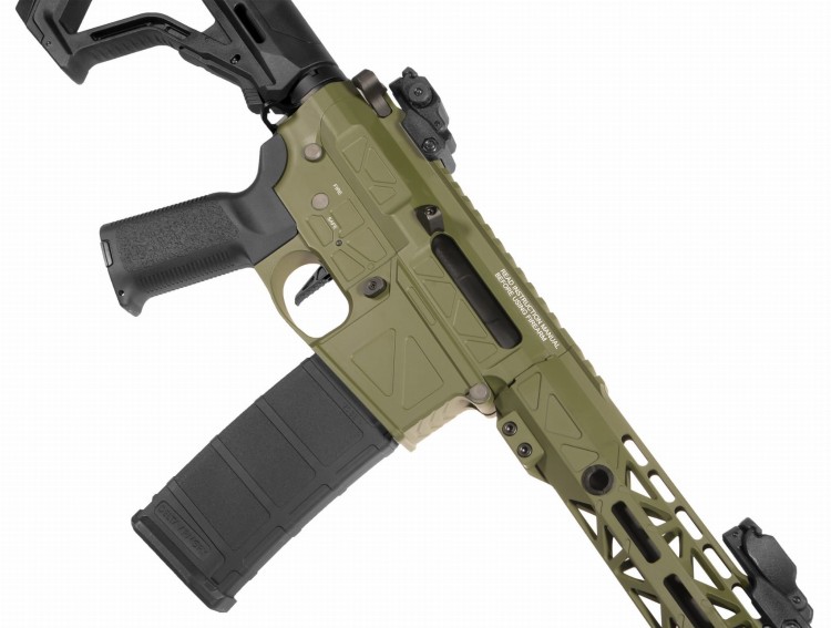 REPLIKA DELTA ARMORY FREYA R15 GEN.2 M-LOK 7" OLIVE
